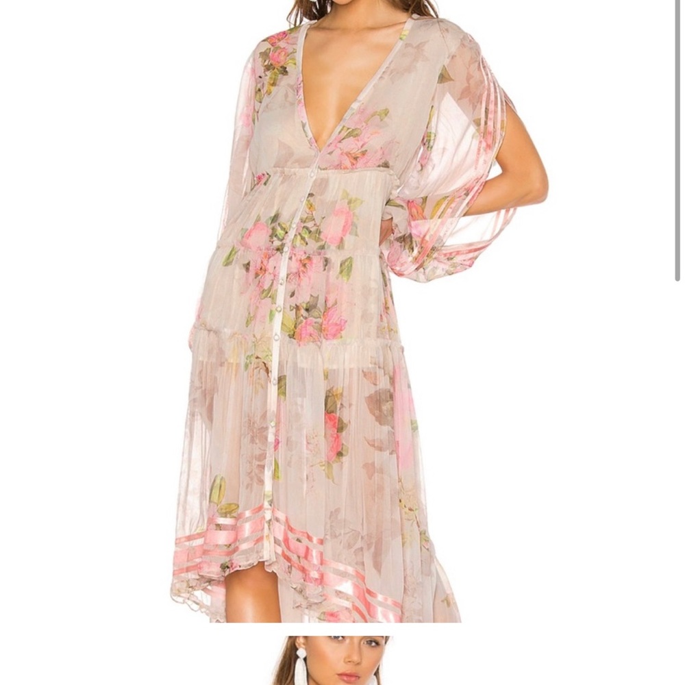 Rococo sands high low maxi dress